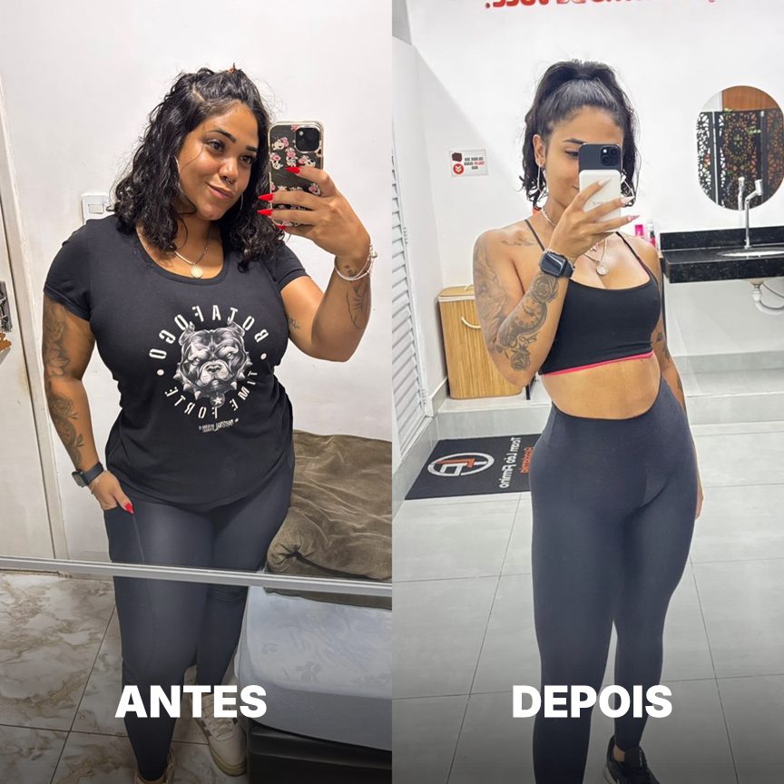Antes e depois de aluno do Team Léo Firmino, resultado 9